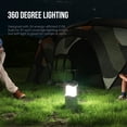 thumbnail image 3 of LED Camping Lantern, 4 Pack Battery Powered Flashlight for Power Outages, Portable Collapsible Hanging Light Essential for Home, Outdoor, Emergency Lamp Survival Kit Gear for Hurricane, Green, 3 of 7