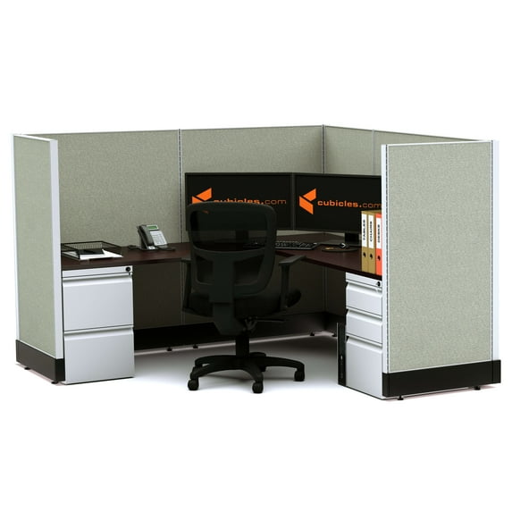 Workstation Desk 53H Powered Cubicles