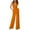 Orange, variant on SRZYMJ Jumpsuit for Women Elegant Women's Halterneck Party Jumpsuit Featuring Pockets and Solid Color Design for