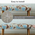 thumbnail image 6 of XYZCANDO Desert Camo Print Bench Slipcover, Pet Hair Resistant Dining Bench Covers Machine Washable Polyester Spandex Bench Seat Cushion Covers for Dining Room, 6 of 9