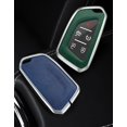 thumbnail image 6 of Key Fob Cover Compatible with Chevrolet Corvette C8 2020-2026 6 Button Metal Key Shell Keychain Case Holder Protector,Gunmetal-Green, 6 of 7