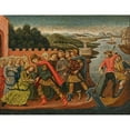 thumbnail image 2 of Guidoccio di Giovanni Cozzarelli 14x12 Gold Ornate Wood Frame and Double Matted Museum Art Print Titled - The Return of Ulysses, 2 of 4