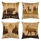 thumbnail image 1 of Set of 4 45*45cm Style A Cushion Cover Cotton and Linen Sofa Home Decor Decorative Pillow Cases Classic Cushion Cover for Home Living Room Bedroom Bed, 1 of 5