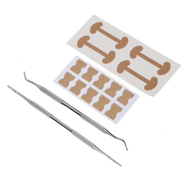 Tiras correctivas de uñas de la uña Encarnada, 120 piezas kit de Eliminación de la uña Encarnada de 120 pielas kit de Eliminación de la uña encarnada impermable cómodo,