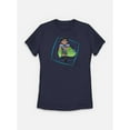 thumbnail image 1 of Disney Pixar Elio Heroic Standing Womens T-Shirt - BLUE-2XL, 1 of 2