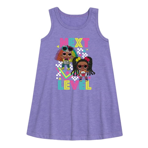 LOL Surprise! Dolls - Next Level - Retro School Style - Toddler & Youth Girls A-line Dress