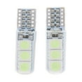 thumbnail image 2 of funtasica 1 Pair T10 6 LED Vehicle board Instrument Read Compact - Ice Blue, as described, 2 of 9