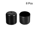 thumbnail image 2 of Uxcell 8pcs Tapones de goma 1 5/16" (34mm) ID Cubierta redonda de vinilo Protector de tornillo Negro, 2 of 5