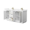 thumbnail image 5 of Wyndham Collection WCF414166DGBWCUNSMXX Strada 66" Free Standing Double Basin Vanity Set -, 5 of 7