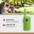 thumbnail image 4 of Familia de Walkie Talkies COBRA RX100 con un alcance de 16 millas (paquete de 4), 4 of 7