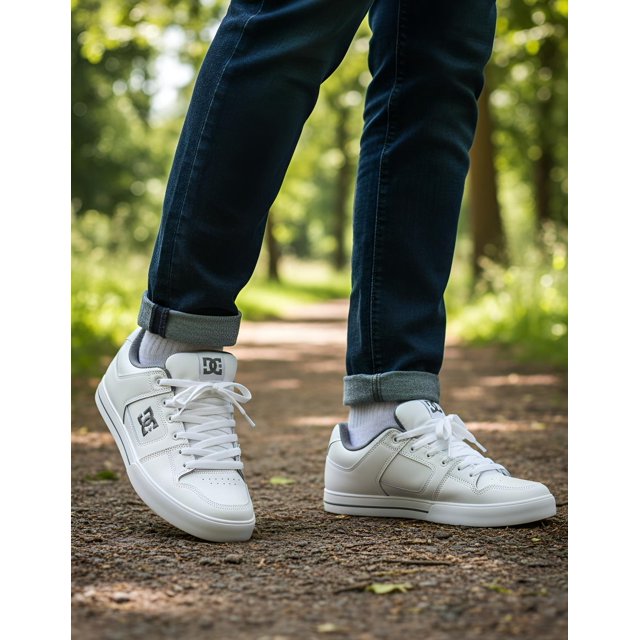 TENIS DC SHOES HOMBRE NEGRO PURE 270 300660BLW blanco 27 MX