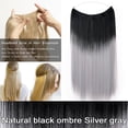 thumbnail image 2 of Extensions de Cheveux Invisibles en Fil Synthétique, 2 of 5