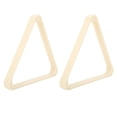 thumbnail image 3 of Marco De Bola De Billar, Trípode Triangular De Billar Ligero De Estilo Vintage Blanco Fácil De Almacenar 2 Piezas Para El Hogar ANGGREK Snooker Ball Triangular Rack, 3 of 8