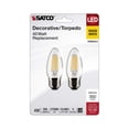 thumbnail image 2 of 2Pk - 4W B11 LED Clear Medium Base 2700K 350 Lumens 120v, 2 of 4
