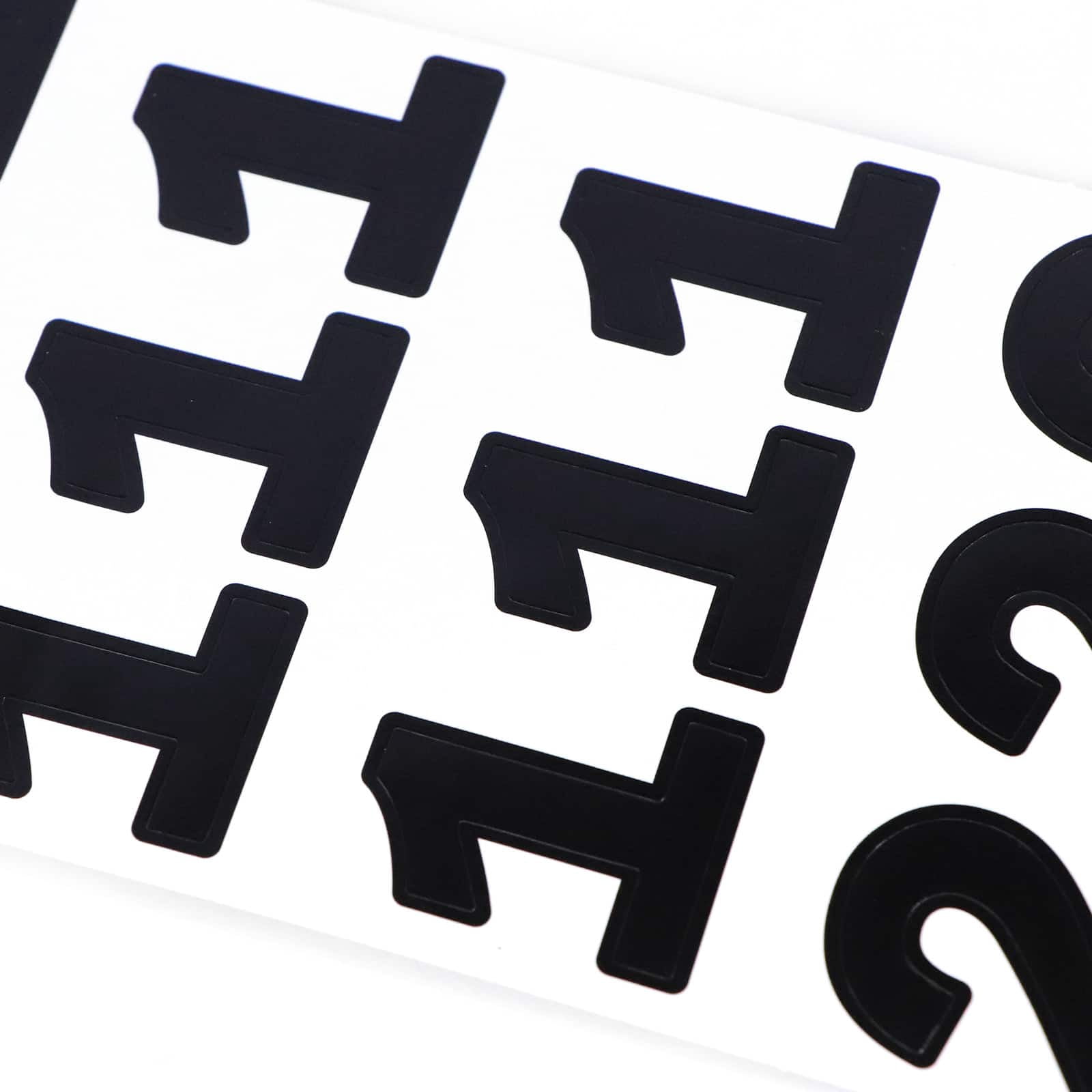 Recollections Black Number Stickers, 12 Pack
