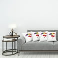 thumbnail image 3 of Ambesonne Rainbow Throw Pillow Cover 4 Pack, Hearts Umbrella Love, 20", Multicolor, 3 of 5