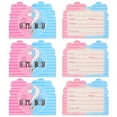 thumbnail image 1 of Shisuyan 32 Pcs Cartes d'Invitation pour Baby Shower Révélation de Genre Invitations de Fête, 1 of 8