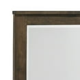 thumbnail image 3 of Benjara Bora 34 x 46 Dresser Mirror, Square, Solid Reclaimed Wood, Rustic Gray, 3 of 5