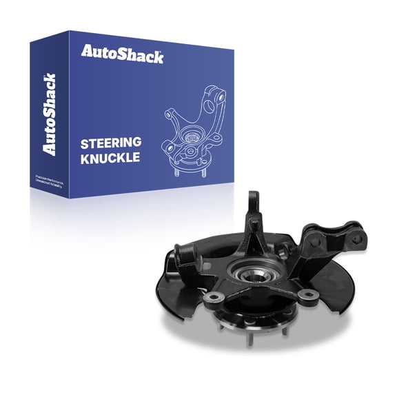 AutoShack Front Loaded Steering Knuckle and Wheel Hub Bearing Assembly - Driver Side for Honda, Pilot 2005-2008, AWD FWD V6 3.5L - with ABS