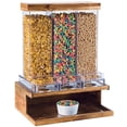 thumbnail image 1 of Cal Mil 3434-99 Madera Cereal Dispenser 3-Section - Brown, 1 of 1