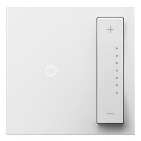 Adorne Light Switches Adorne ADTP703TUW4 Universal White Wall Dimmer Switch Light - Three-Way, Height: 1.75 inches Width: 1.75 inches By Legrand ()