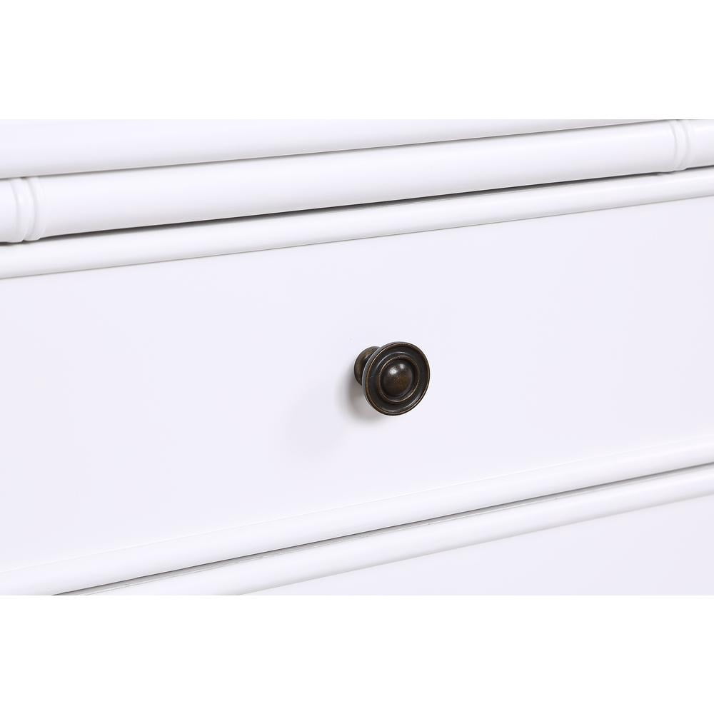 Comfort Pointe Ellison 2 Drawer Nightstand - White