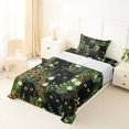 thumbnail image 5 of jejeloiu Watercolor Floral Twin Sheet Sets Kids,Cute Kitten Print Bedding For Girls,3pcs, 5 of 6