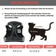 thumbnail image 2 of Correa con arnés para gatos, arnés con correa, juego de arnés antiescape para gatos, gatitos, perros y cachorros (XXS), 2 of 6