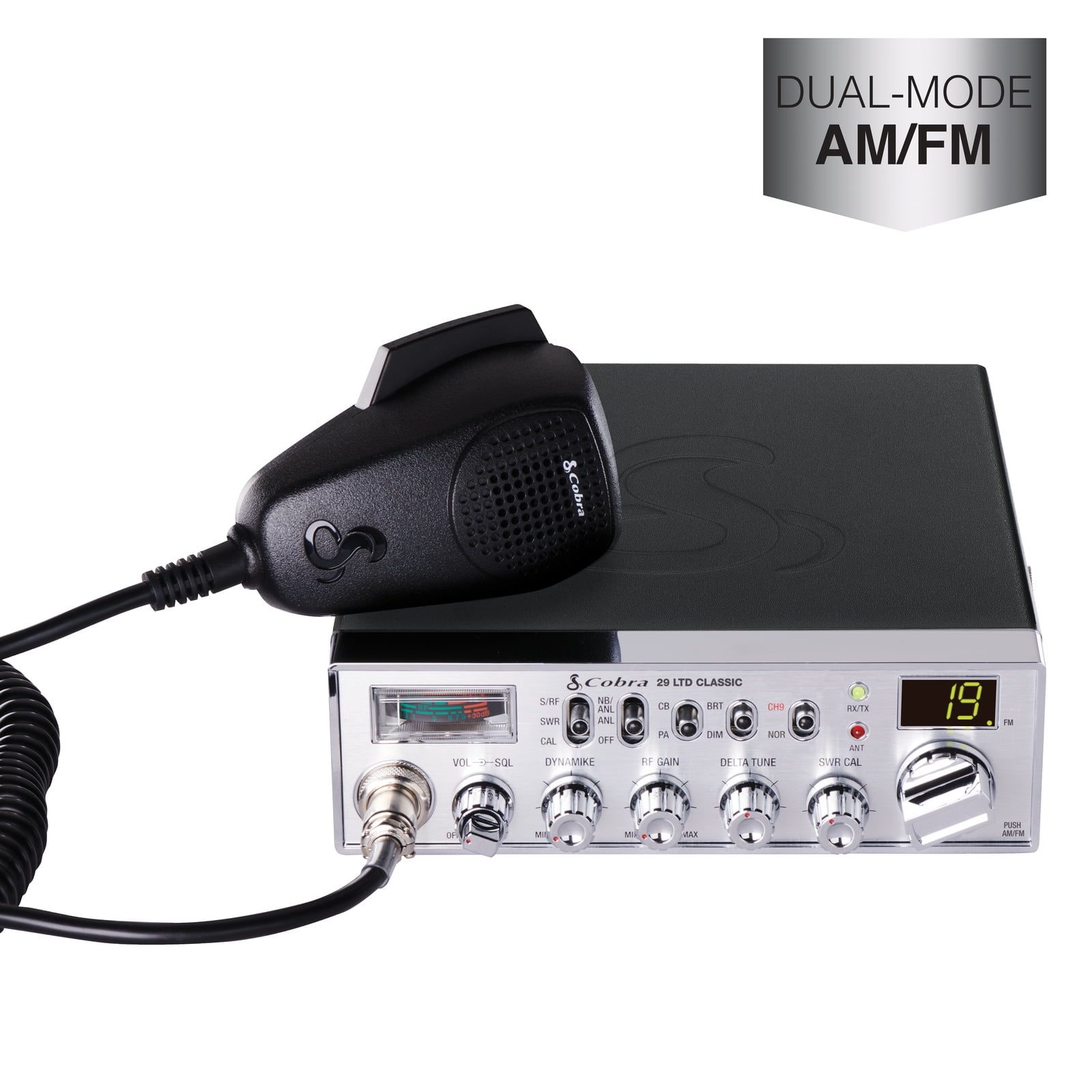 Cobra 29 LTD AM/FM Classic Professional CB Radio, 40 Channels, 4 Watts