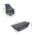 thumbnail image 2 of Covers & all Anautica 12-Person Outdoor Dining Set Covers, Water-Repellent UV-Resistant Polyester with Tie-Downs, 2 of 6