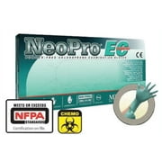 Microflex Large Green 12'' NeoPro EC 6.3 mil Chloroprene Ambidextrous Non-Sterile Medical Grade Powder-Free Disposable Gloves With Textured Finger Tip Finish, Extended Beaded Cuff And Polymer Coa