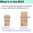 thumbnail image 4 of CILEYTION 10 Pack Brushed Brass Cabinet Pulls, 3-3/4 Inch Hole Centers Gold Dresser Handles, Solid Gold Handles for Cabinets, Brass Drawer Pulls and Gold Dresser Handles, 4 of 9