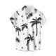 thumbnail image 1 of Mens Manga Corta Botón Abajo Camisas Casual Suelto Impreso Cardigan Girar Cuello Blusa, Transpirable para el Entrenamiento, 1 of 1
