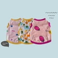 thumbnail image 5 of Colorful and Breathable Pet T-shirt - Delicate Edging Fabric - Cartoon Pattern - Summer Costume, 5 of 8