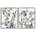 thumbnail image 4 of Collage of Translucent Plants Blue Green Beige 11 in x 14 in Framed Painting Art Prints, by Stupell Home Décor, 4 of 5