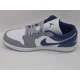 thumbnail image 3 of Ni - ke Ni - ke Air Jordan 1 Low Women's Multi Size Stealth French Blue White DC0774-042, 3 of 5