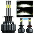 thumbnail image 3 of Ampoules de Phare LED H4/H7/H11 2 Pcs Kit de Conversion de Phare LED 6000K Blanc pour Voiture IP67 Étanche, 3 of 11
