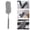 Grey, variant on SIFANA Extendable Feather Duster Telescopic Long Handled Microfibre Cleaning Brush Household 86cm