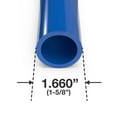 11/4" Size Furniture Grade PVC Pipe, 40", Blue (3Pack)