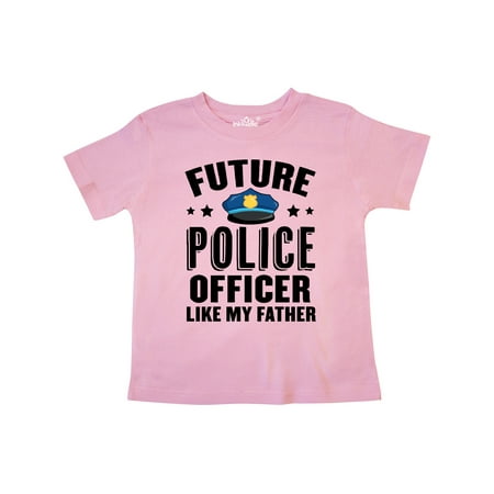 

Inktastic Future Police Officer Like My Father Gift Toddler Boy or Toddler Girl T-Shirt