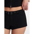 thumbnail image 4 of No Boundaries Belted Woven Shorts, 1.5" Inseam, Women’s XXS-XXL, 4 of 5
