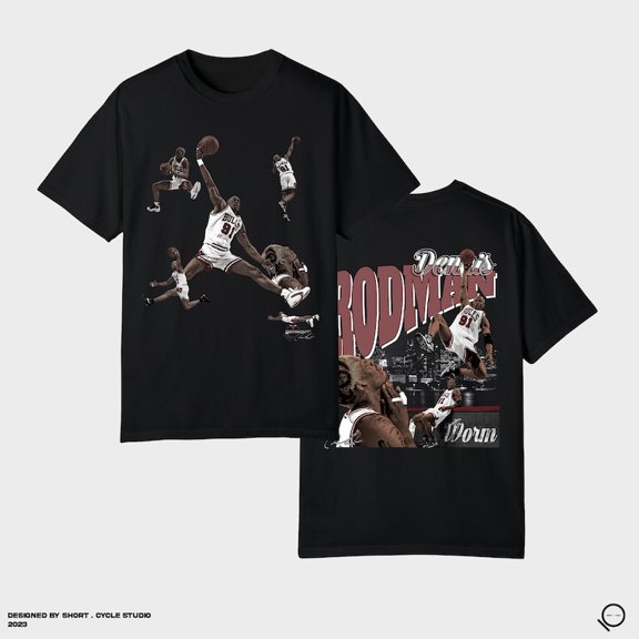 DENNIS RODMAN T-SHIRT | Graphic Vintage Tee | Vintage Rodmad Tee style | Basketball Tee | Collectible Dennis Rodman