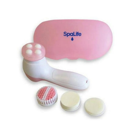 Kole Imports UU918-24 Spa Life 4-in-1 Skin Care Set with Battery Operated Brush - Case of 24