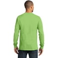 thumbnail image 2 of Port & Company Long Sleeve Essential T-Shirt. Lime. M., 2 of 4