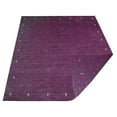 thumbnail image 3 of Rugsotic Carpets Handmade Rugs Hand Knotted Loom Rectangle 9'x12' Purple Wool for Indoor Use, 3 of 5