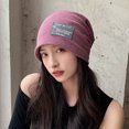 thumbnail image 2 of Unisex cálido transpirable a prueba de viento holgado estiramiento ganchillo invierno suave letra Beanie gorras abrigo al aire libre sombrero Fridja nalpqowj27144, 2 of 5