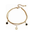 thumbnail image 4 of Juego de pulsera y collar combinado de oro laminado, 4 of 7