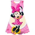 thumbnail image 1 of Vestido de Minnie Mouse para niña, vestido de verano con dibujos animados en 3D, vestido de noche para fiesta de cumpleaños para bebé, faldas de la serie Disney, ropa, 1 of 4