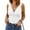 White, variant on Langwyqu Sleeveless Slim Fit Deep V-Neck Lace Blouse Camisole Tank Tops