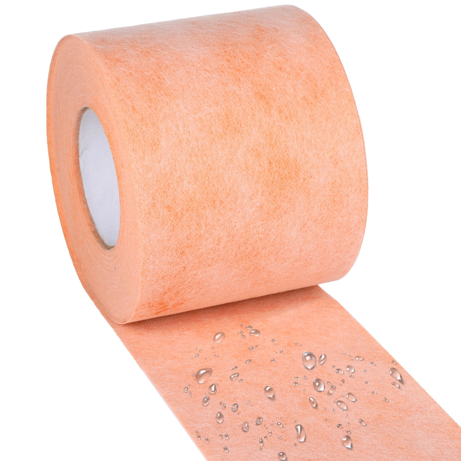 5Inch X 118 Ft Waterproofing Membrane Band for Shower,Bathroom Waterproof Tape,Non-Woven Fabric Underlayment Band Strip for Tub, Toilet, Kitchen, Pool, Laundry Room